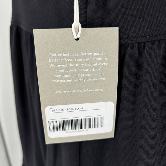Everlane Black Midi Dress - Picture 12 of 14